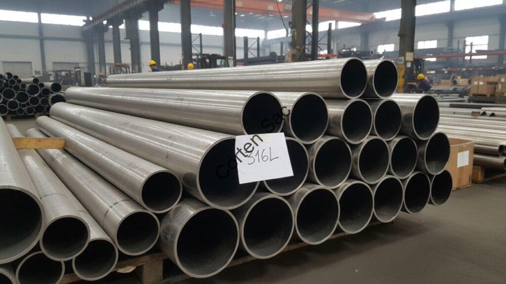 316L Dikişsiz Paslanmaz Boru