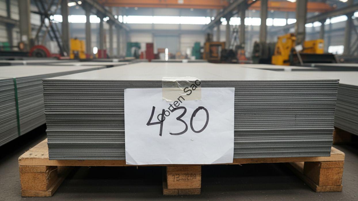 430 Paslanmaz Sac Yüzeyi ve Rulo