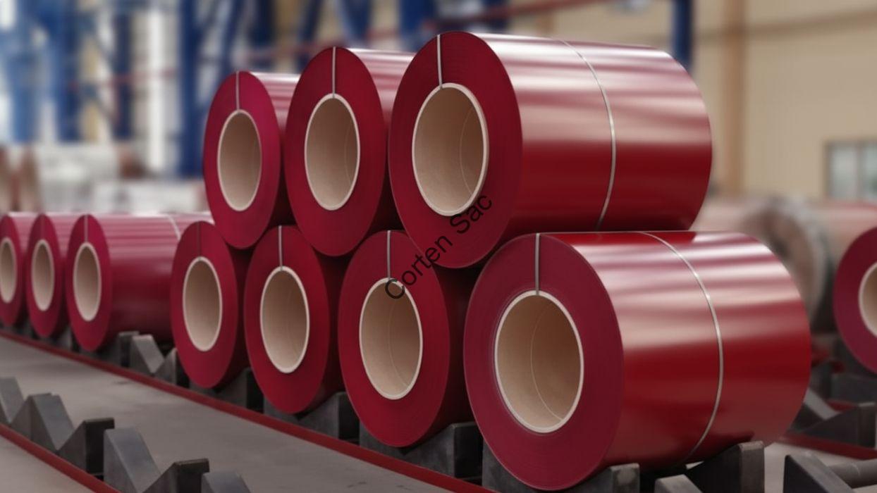 Farklı Kalınlık ve Genişlikte Boyalı Sac Ruloları