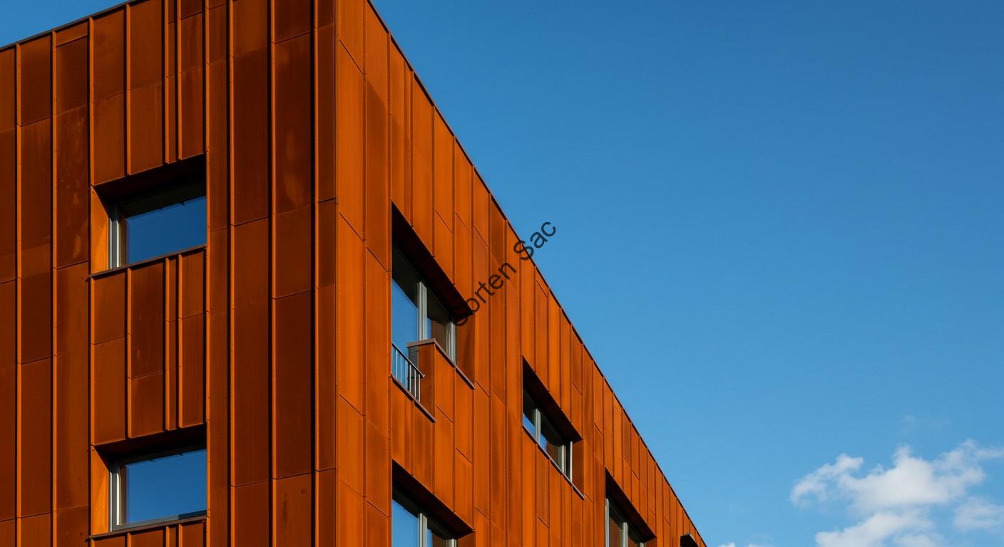 Corten çelik peyzaj uygulamaları ve dış mekan tasarımı