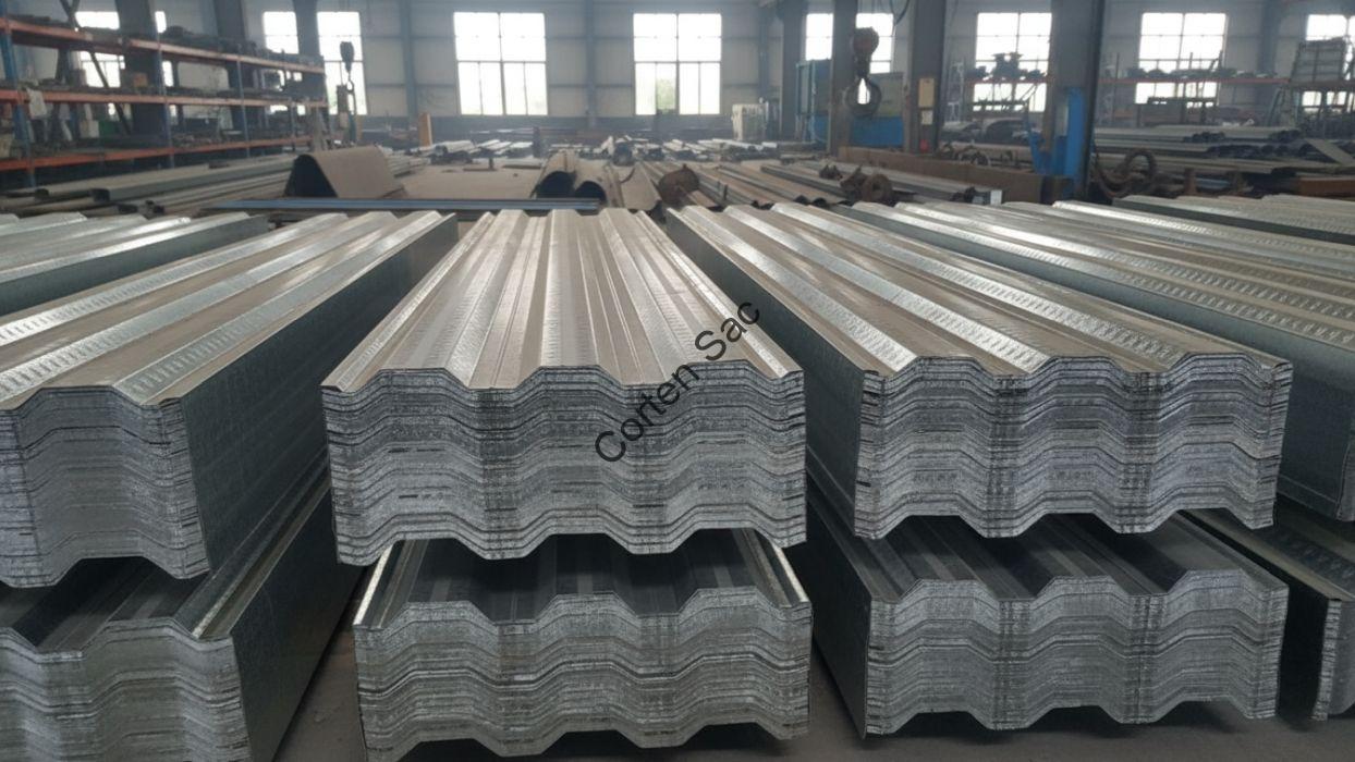 Beton Altı Deck Trapez Sac Uygulaması