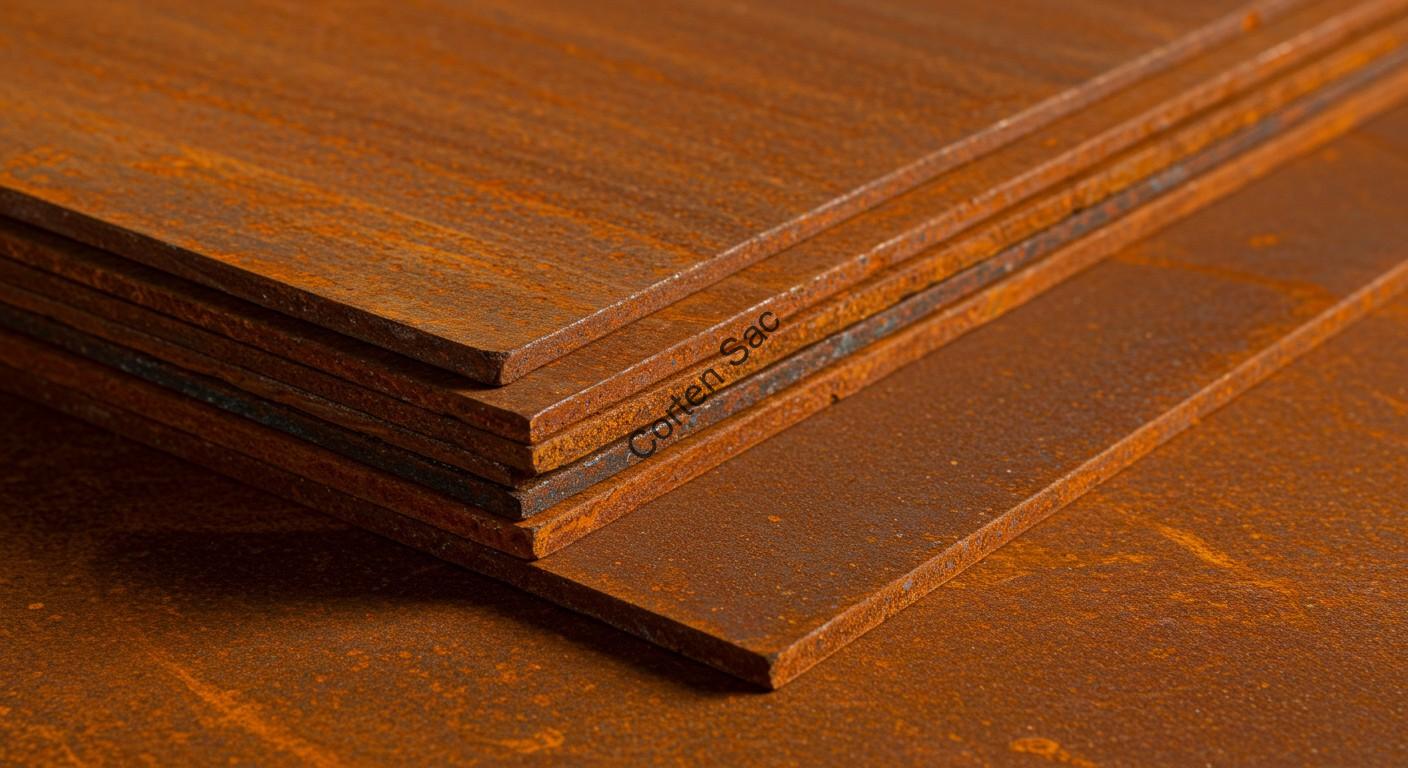 Corten Sac 3 Korten celik plaka
