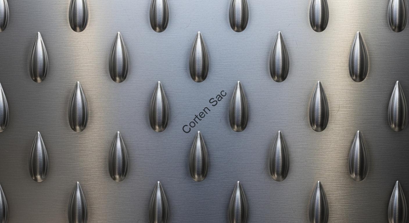 Yangın Merdiveni ve Platformlarda Desenli Sac