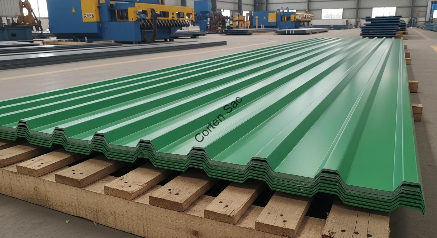 RAL 6009 ve RAL 6020 yeşil trapez sac fiyatları