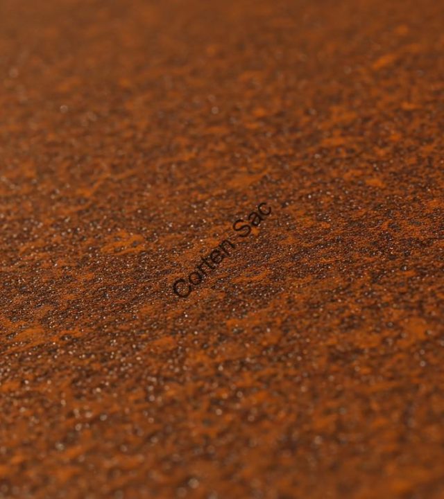 corten sac plaka yüzeyi